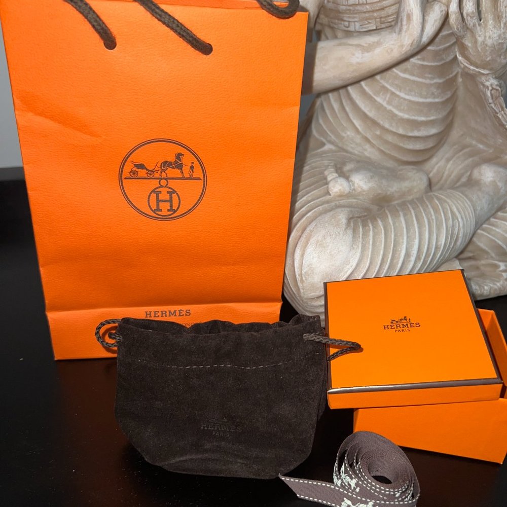 Hermes Empty Gift Box, Bag and Logo Ribbon - Picture 2 of 6